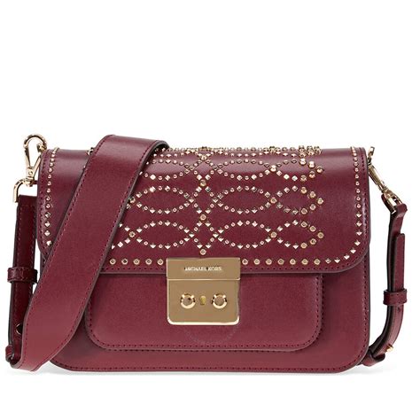 michael kors handbag oxblood|michael kors leather handbags.